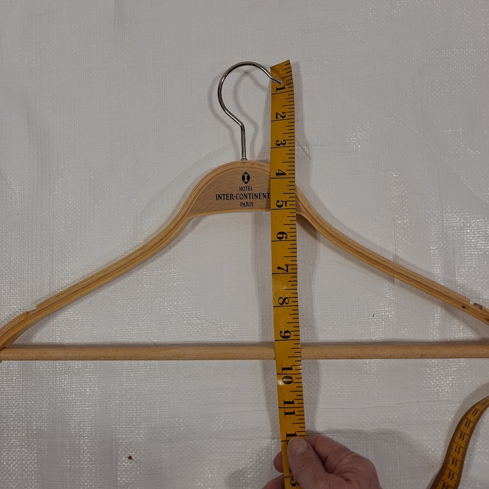 Intercontinental Hotel Paris Wooden Hanger - Picture 7 of 12